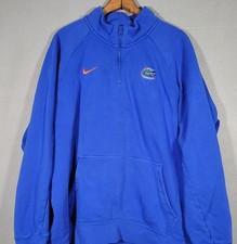 Vintage 90  s Nike Florida Gators 1/4 Zip Pullover Sweatshirt Size XXL NCAA