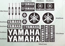 Motorcycle Motorbike Stickers Yamaha Decals Helmet Fairing Waterproof R6 R1 YZF