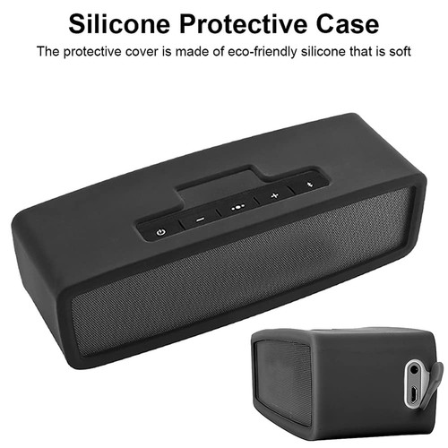 1X (Pokrowiec ochronny Przenośna odporna na wstrząsy -Silikonowa osłona etui do - 1/2 Bluetooth Au4337 - Zdjęcie 4 z 6