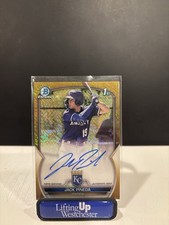 2023 Bowman Chrome Prospect Autographs Jack Pineda Gold Shimmer /50