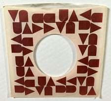 United Artists Records Company Paper Sleeve 45 RPM Vinyl Block Logo 1974