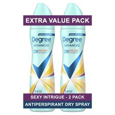 Long Lasting Antiperspirant Deodorant Dry Spray Twin Pack, 3.8 oz