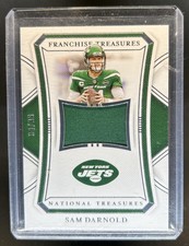 2020 Panini National Treasures Sam Darnold Franchise Jersey #/99 Jets