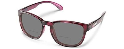 Suncloud Loveseat Polarized Bi-Focal Sunglasses Violet Havana & Smoke Grey +1.75