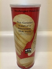 Pringles Vintage Food 1979 NEWFANGLED Sealed Can Potato crisps,Chips,original