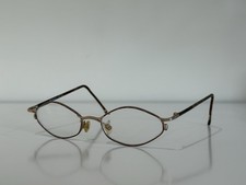 Vintage NEOSTYLE 598 Oval Havana Brown Gold Eyeglass Frame 48-17-135