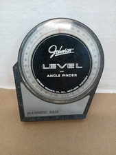 Vintage JOHNSON LEVEL AND ANGLE FINDER Magnetic Base 