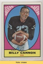 1967 Topps Billy Cannon #109 READ 00jz