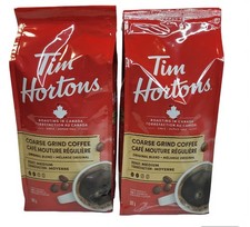 Tim Hortons Coarse Grind Arabica Coffee Medium Roast 2 x 300g - Orig Blend 35.83 per kilo