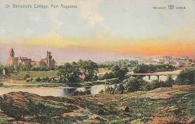 St. Benedikt College Fort Augustus Postkarte (Z448)