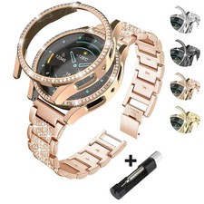 Diamond Strap Case for Samsung Galaxy Watch 4 5 6 7 40mm 44mm Band Cover Bumper