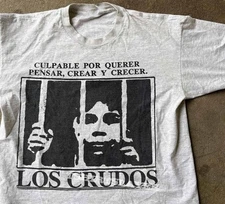 LOS CRUDOS Band Culpable Por T Shirt Sport Gray Unisex S-5XL 1A0166