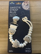 Itzy Ritzy Sweetie Strap Plus, Silicone Pacifier Clip