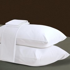 1000 Thread Count Cotton Pillow Cases Standard Size Set of 2, 100% Egyptian C...