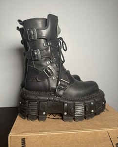 NEW ROCK 十字架 42 ヴィンテージ New Rock Boots Used for sale | eBay