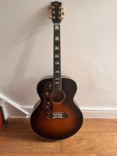 Sigma 6-String Jumbo Acoustic Guitar Brown Sunburst Right-Handed