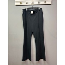 DG2 by Diane Gilman Pants Women XLT Black Knitflex Pull-On Flare High Rise Tall