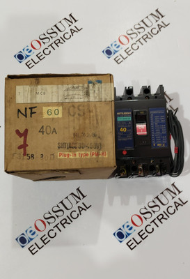 MITSUBISHI ELECTRIC NF60-CS CIRCUIT BREAKER 40A 440VAC 2.5KA FAST SHIP