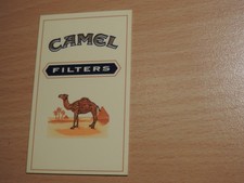 Camel  Filters  Einsteckkarte Zigarettenautomat   Original 4,7x7,9 cm