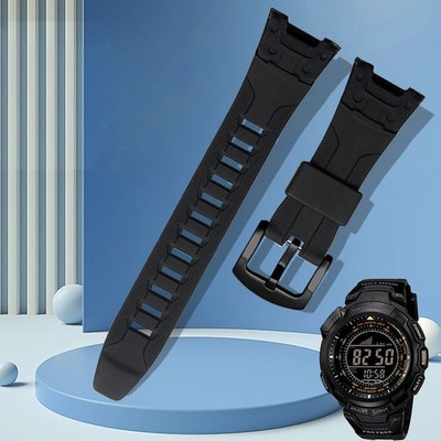18mm Silicone Watch Band Strap For Casio PRG-110Y C PRW-1300Y PRW-1500Y Bracelet