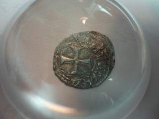 ITALY VENICE ANTONIO VENIER TORNESELLO MEDIEVAL BILLON 0 6g 16 mm siehe Fotos