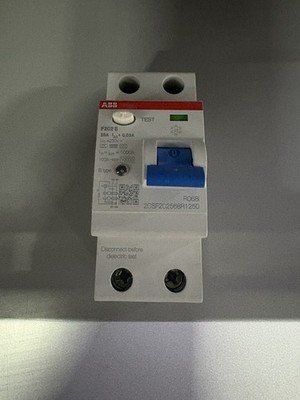 ABB F202B 2-polig 25a/0,03a Typ B Allstromsensitiv FI-Schutzschalter