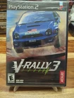 New V-Rally 3 PS2 PlayStation 2 Factory Sealed