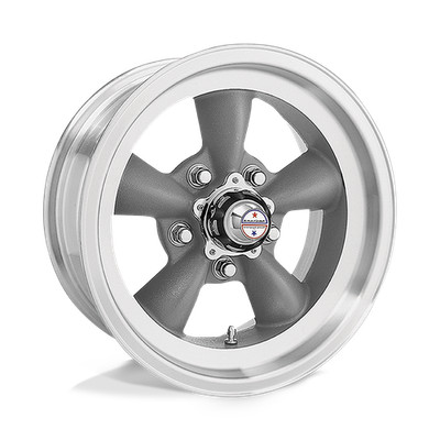 American Racing VN105 TORQ THRUST GRAY MACH WHEEL 15x4.5, 5x120.65/5x4.75, -15mm