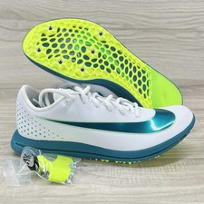 Nike Triple Jump Elite 3 White Green Jumping Spikes HV6425-100 Size 9 NEW