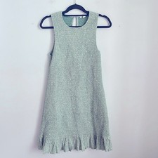 American Eagle smocked ruffle hem sleeveless mini dress sz M