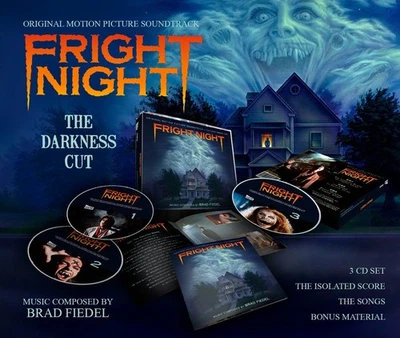 Fright Night (1985) The Darkness Cut 3CD Brad Fiedel + Songs + Bonus - Immagine 1 di 3