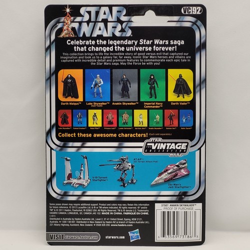 Star Wars Vintage Collection Anakin Skywalker VC92 3.75" Action Figure 2011 - Picture 3 of 7