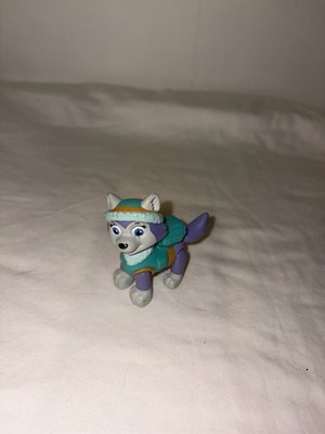 PAW Patrol Everest Dog Plastic Figurine Purple Blue Cartoon TV Character Toy