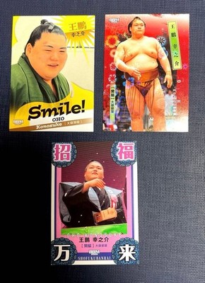 Oho Grand Sumo Card Set of 3 - 2025 & 2026 Includes Glitter Card