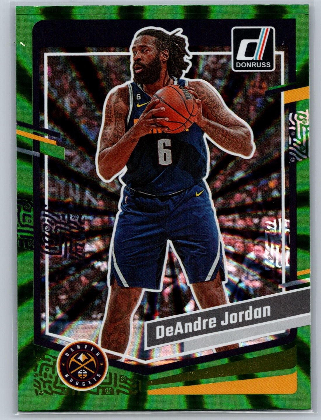 2023-24 Donruss #179 DeAndre Jordan Green Laser Holo