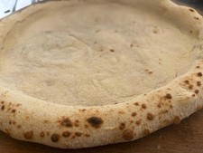 Neapolitan Style Hand Stretched Part Baked Flame Fired 10” Pizza Bases 4 Pack. 