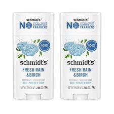 Aluminum-Free Vegan Deodorant Fresh Rain  Birch with 24 Hour Odor Protection...