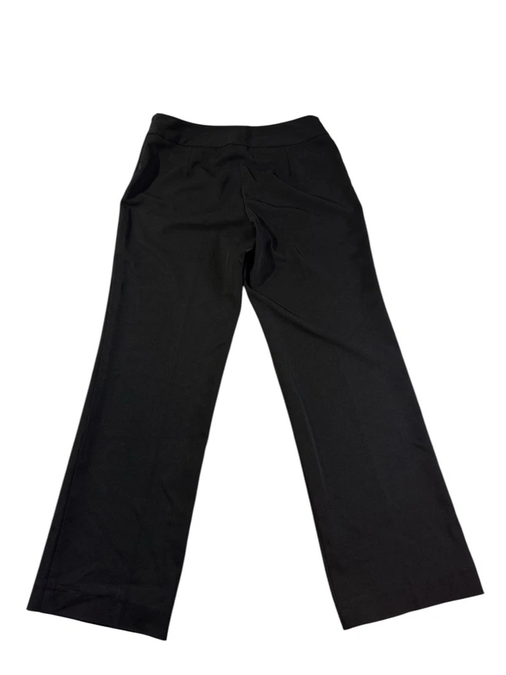 Moda Bug Stretch Mujer Pantalones Talla 10 Negro Pierna Ancha Vestido Carrera Poliéster” Foto 2 de 4