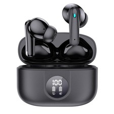 True Wireless Earbuds, Active Noise Cancellation Bluetooth 5.3 TWS with 4 ENC...