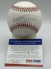 Vladimir Guerrero Signed Autograph Official Major League Baseball PSA Hall Fame
