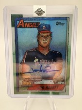 Jim Abbott 2025 Topps Shoebox Treasures Andy Friedman Rainbow Foil 17/25 Auto