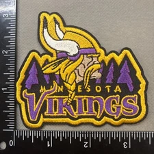 MINNESOTA VIKINGS IRON ON EMBROIDERED PATCH