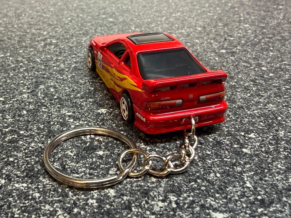 Acura Integra GSR 1996 llavero rojo F&F Hot Wheels Matchbox Foto 2 de 4