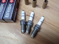 3x Bujías de actualización de núcleo de cobre BRISK BOEX15YC aptas para: Skoda Citigo, Fabia 1.0i