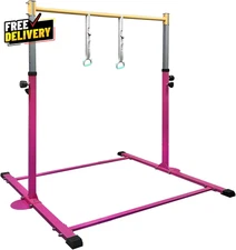 Gymnastic Kip Bar Horizontal Bar for Kids Girls Junior 3 to 5 Adjustable Height