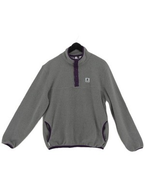 Element Herren Hoodie S Grau 100% Polyester Pullover