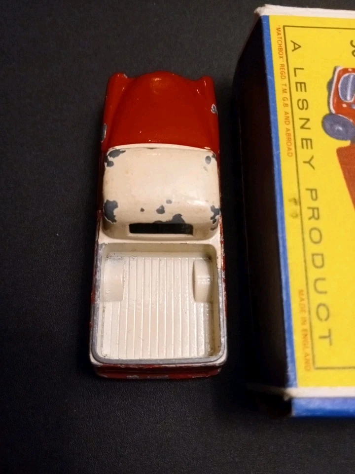 Matchbox #50A Commer Pickup Extremely Rare Red/White 1958 In Original D1 Box - Image 2 of 4