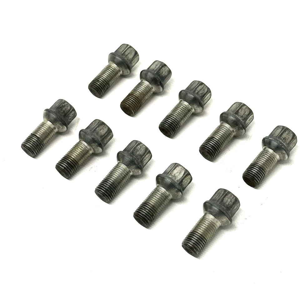 2012 - 2018 AUDI A7 S7 A6 S6 A4 S4 CONJUNTO DE 10 PARAFUSOS DE PORCA DE RODA FABRICANTE DE EQUIPAMENTO ORIGINAL - Imagem 2 de 4