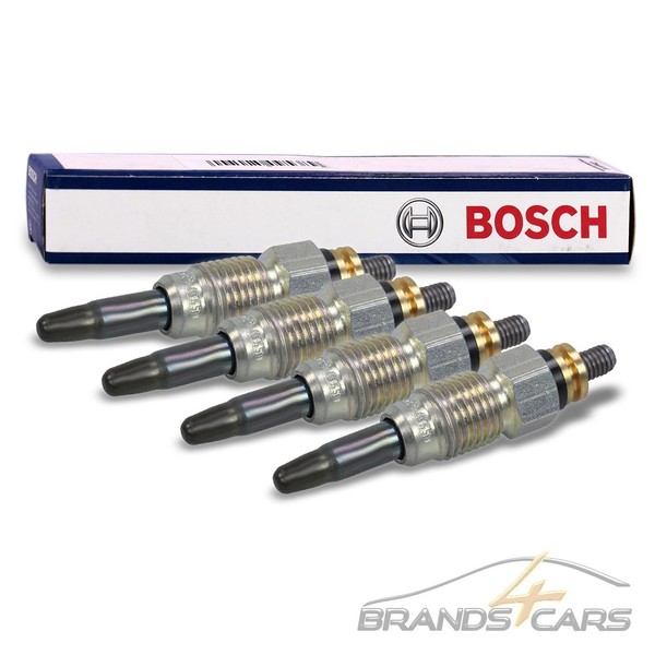 4X Bosch GlÜHkerzen Duraterm FÜR Vw Caddy 1 1.6 2 1.7 1.9 Sdi D Golf 1 1.5 1.6 D-image