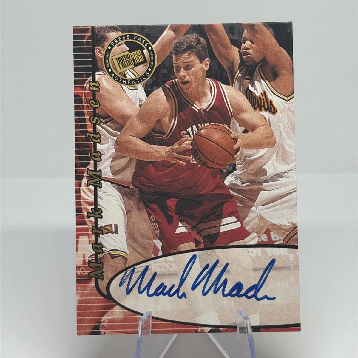 Mark Madsen マーク・マドセン サイン色紙 Mark Madsen Basketball Trading Cards for sale | eBay
